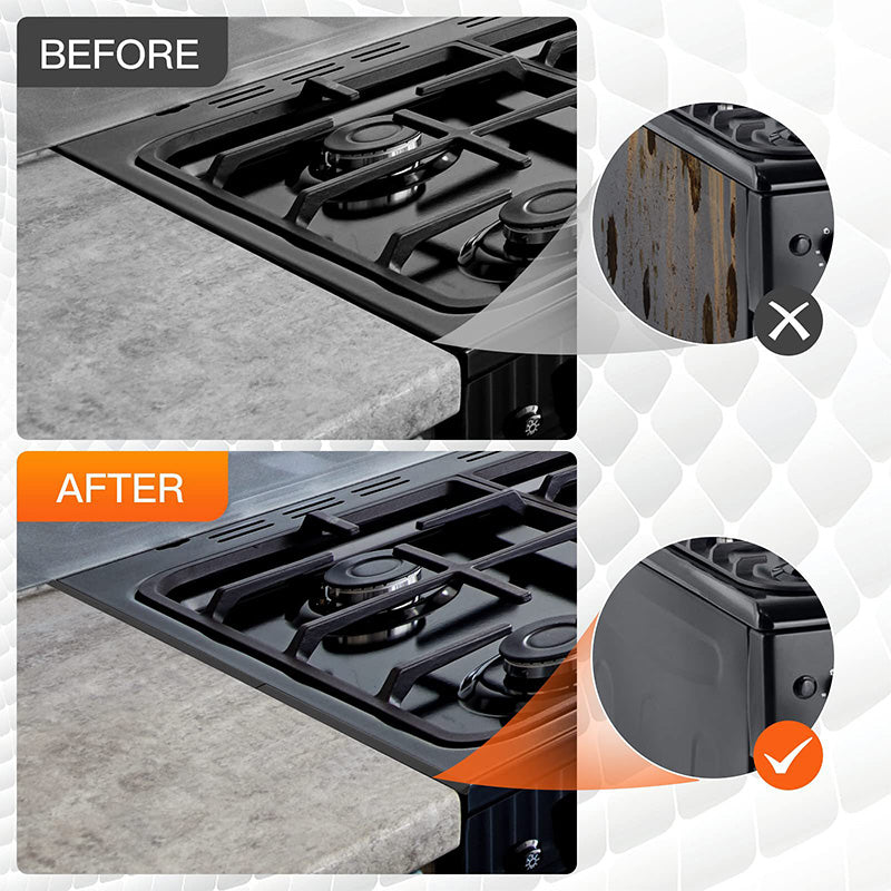 🔪50% OFF! 🍳 Stainless Steel Adjustable Retractable Stove Gap Covers 🧹