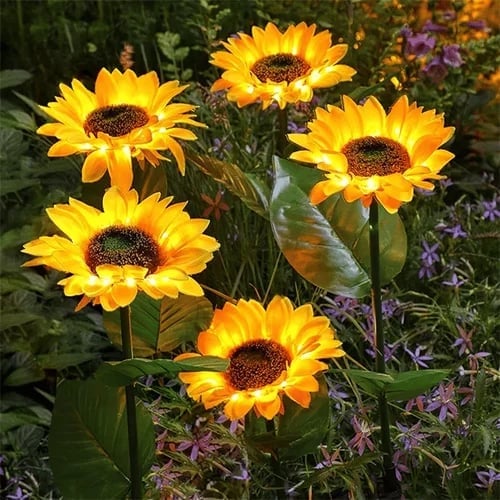 🌻 Realistic & Weatherproof | 2026 Hot Sale Solar Sunflower | IP65 Outdoor Decor ✨