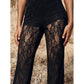 👖40% OFF!🌞Elegant Lace Flare Pants with High-Waisted Design