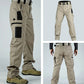 🔥 Men’s Tactical Cargo Trousers with Multiple Pockets for Hiking and Outdoor Use