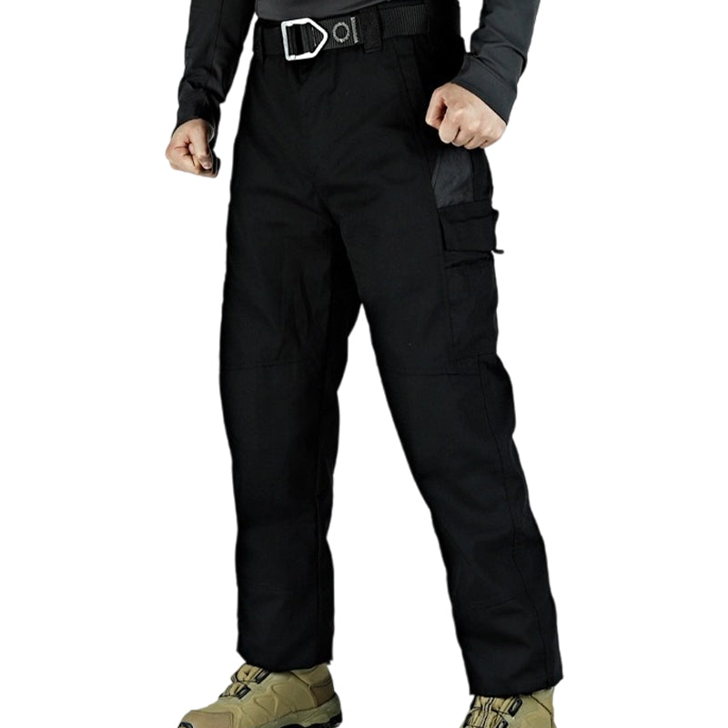 🔥 Men’s Tactical Cargo Trousers with Multiple Pockets for Hiking and Outdoor Use
