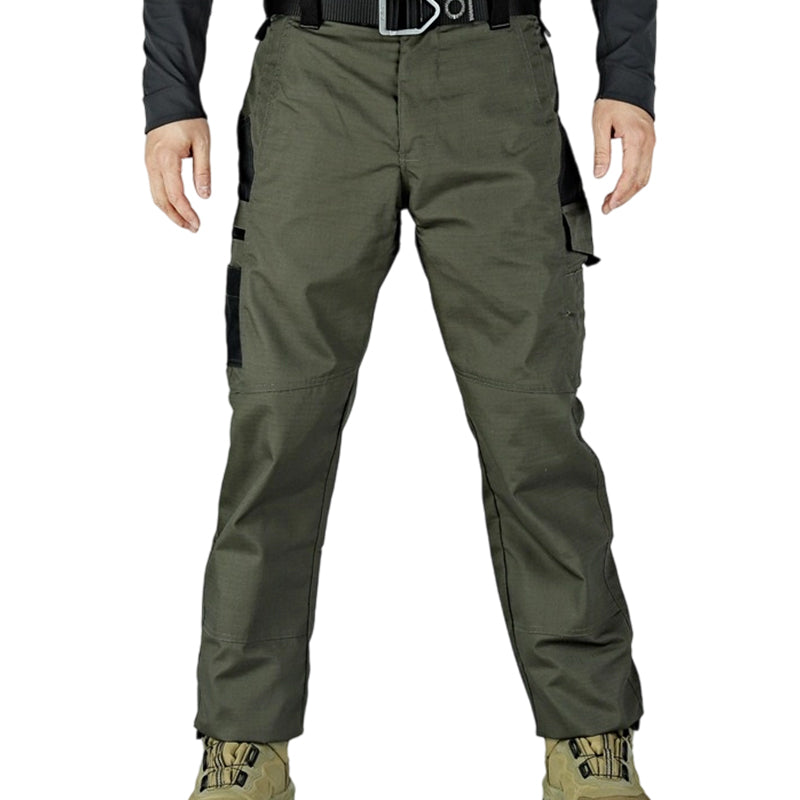 🔥 Men’s Tactical Cargo Trousers with Multiple Pockets for Hiking and Outdoor Use