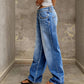 Effortless Chic Relaxed Fit Wide-Leg Jeans