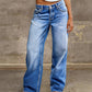 Effortless Chic Relaxed Fit Wide-Leg Jeans