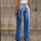 Effortless Chic Relaxed Fit Wide-Leg Jeans