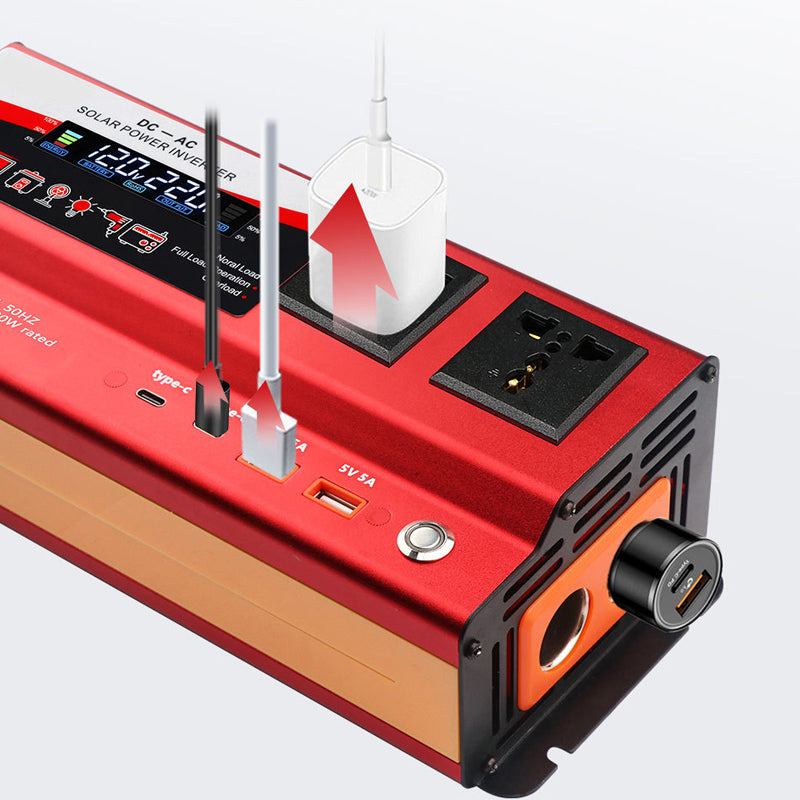 Multi-Port Power Inverter for Car