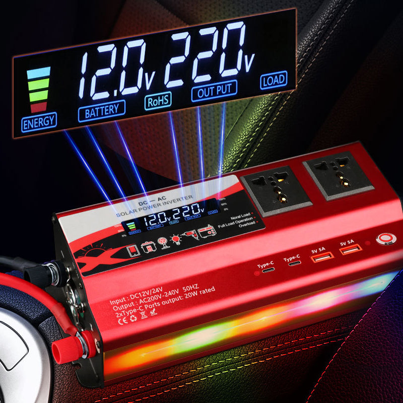 Multi-Port Power Inverter for Car
