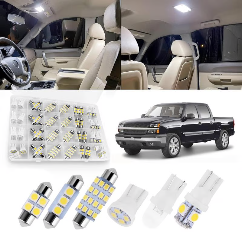 🌞💡42-piece super bright LED car interior lighting set - plug & play upgrade for your car