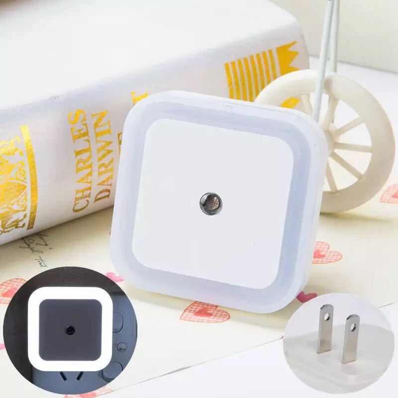 🌙 Plug-in LED Night Light – Dusk-to-Dawn Sensor & Warm White Glow 🏠