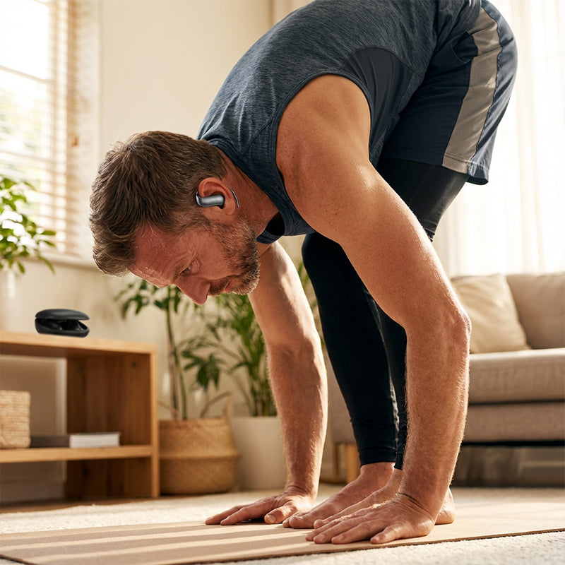 🎁2026 New Arrivals 60% OFF💥Bluetooth 6.0 Earbuds – 4.2g ultra-light, barely there feel. 48H playtime, IPX5 sweatproof. Perfect for runs & daily listening. ⚡✨