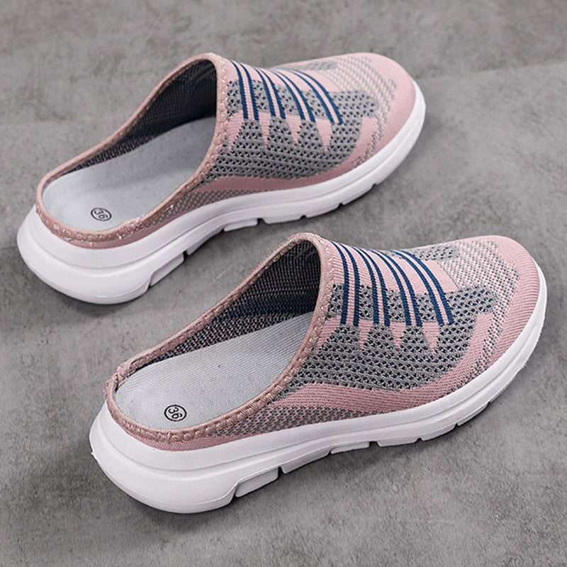 🩴 50% OFF NOW! 🔥 Comfortable & Breathable Closed-Toe Slide Slippers – Memory Foam, Non-Slip Sole & Indoor/Outdoor Use 🏠
