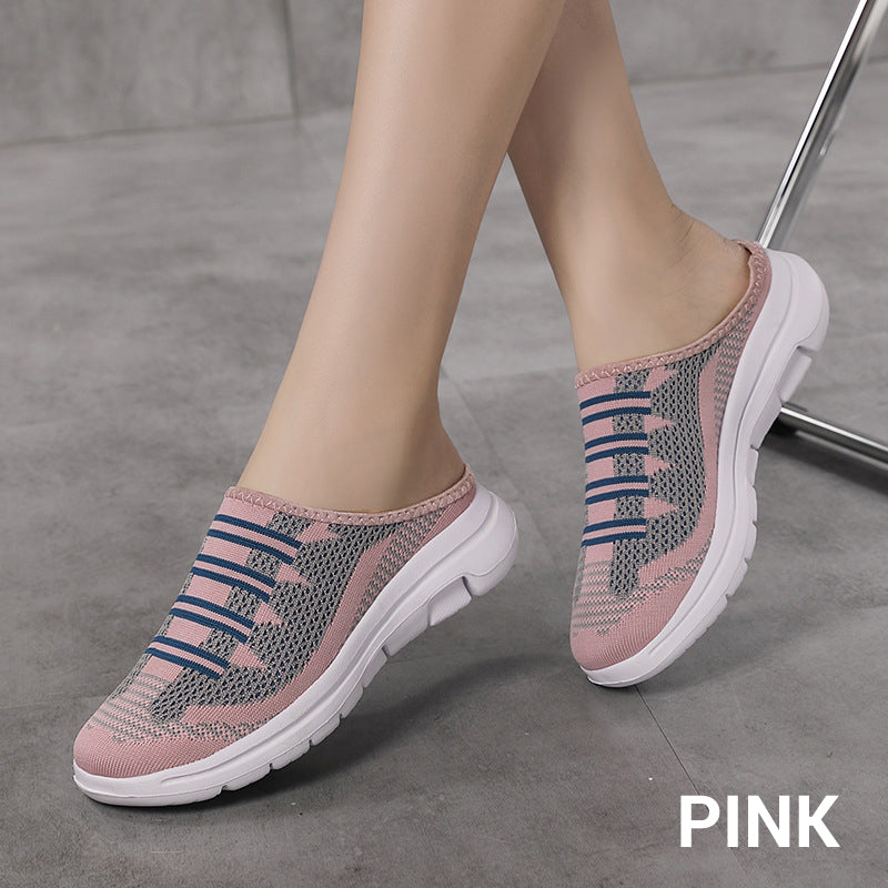 🩴 50% OFF NOW! 🔥 Comfortable & Breathable Closed-Toe Slide Slippers – Memory Foam, Non-Slip Sole & Indoor/Outdoor Use 🏠