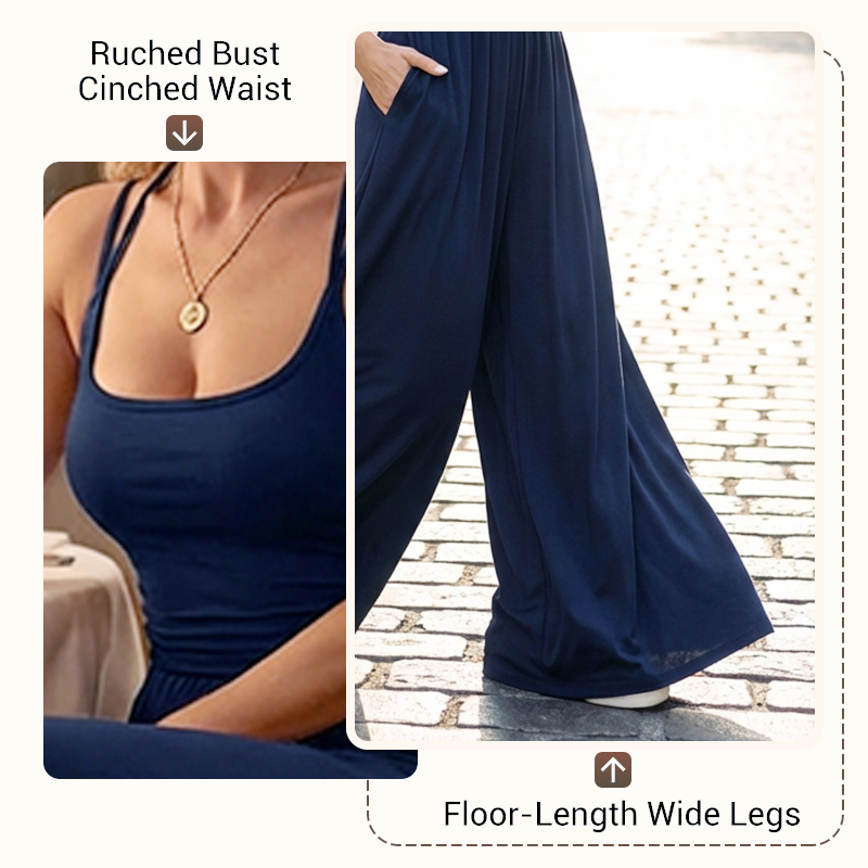 🔥2026 NEW SALES - 49% OFF🔥Women's Casual Spaghetti Strap Jumpsuit