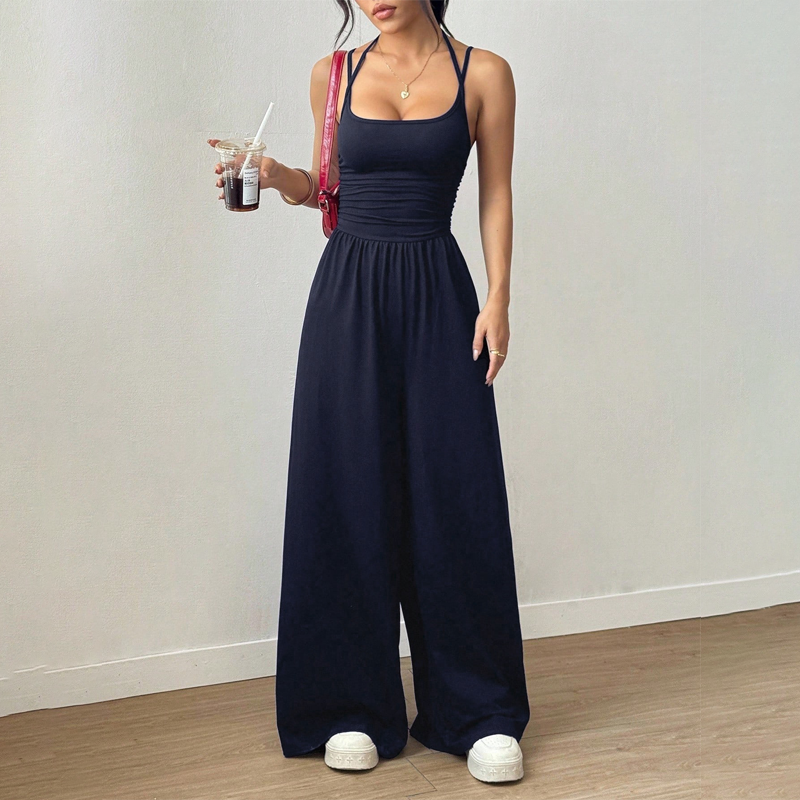 🔥2026 NEW SALES - 49% OFF🔥Women's Casual Spaghetti Strap Jumpsuit
