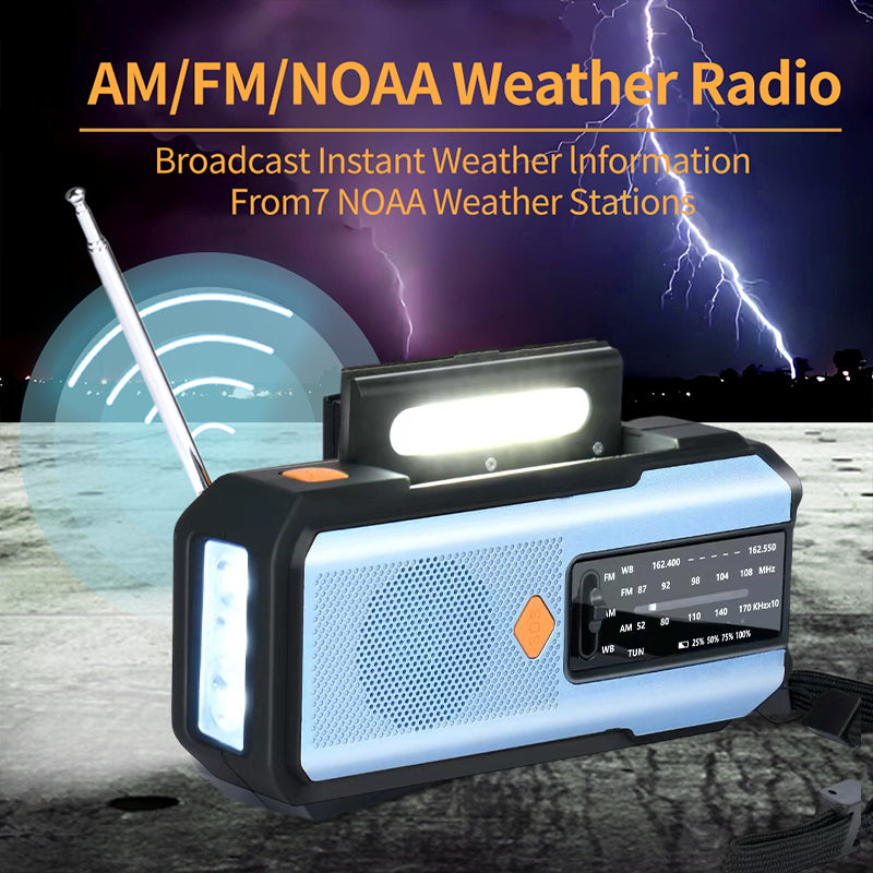 🔥Limited Time Promotion 49% OFF🔥Solar Hand-Crank Emergency Weather Radio