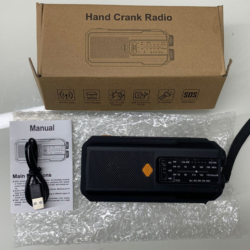 🔥Limited Time Promotion 49% OFF🔥Solar Hand-Crank Emergency Weather Radio