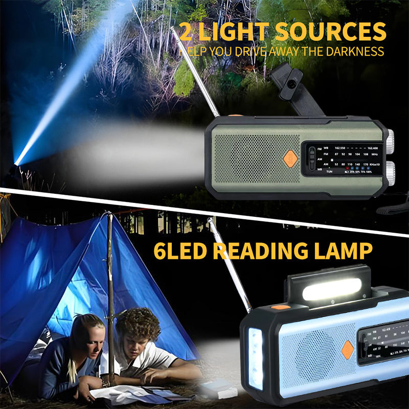 🔥Limited Time Promotion 49% OFF🔥Solar Hand-Crank Emergency Weather Radio