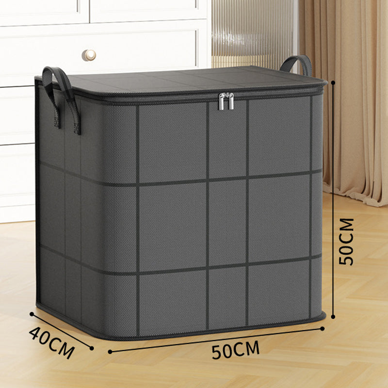📦🏡50% OFF NOW! Heavy-Duty Bedding Organizer Bag – Dust-Proof Non-Woven Storage Bin with Reinforced Handles, Large Capacity for Comforters, Blankets & Clothes