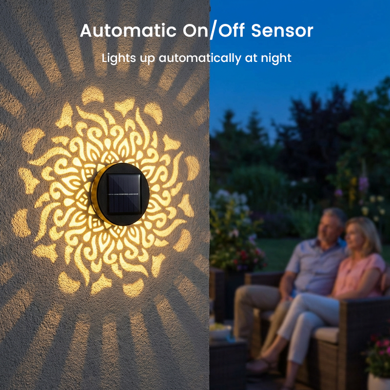 ⏳Limited-time 50% off⏰Solar-Powered Mandala Projector Light🏡💡