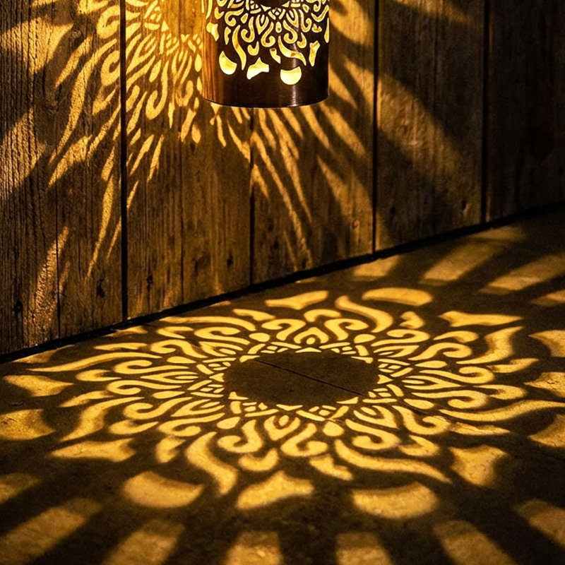⏳Limited-time 50% off⏰Solar-Powered Mandala Projector Light🏡💡