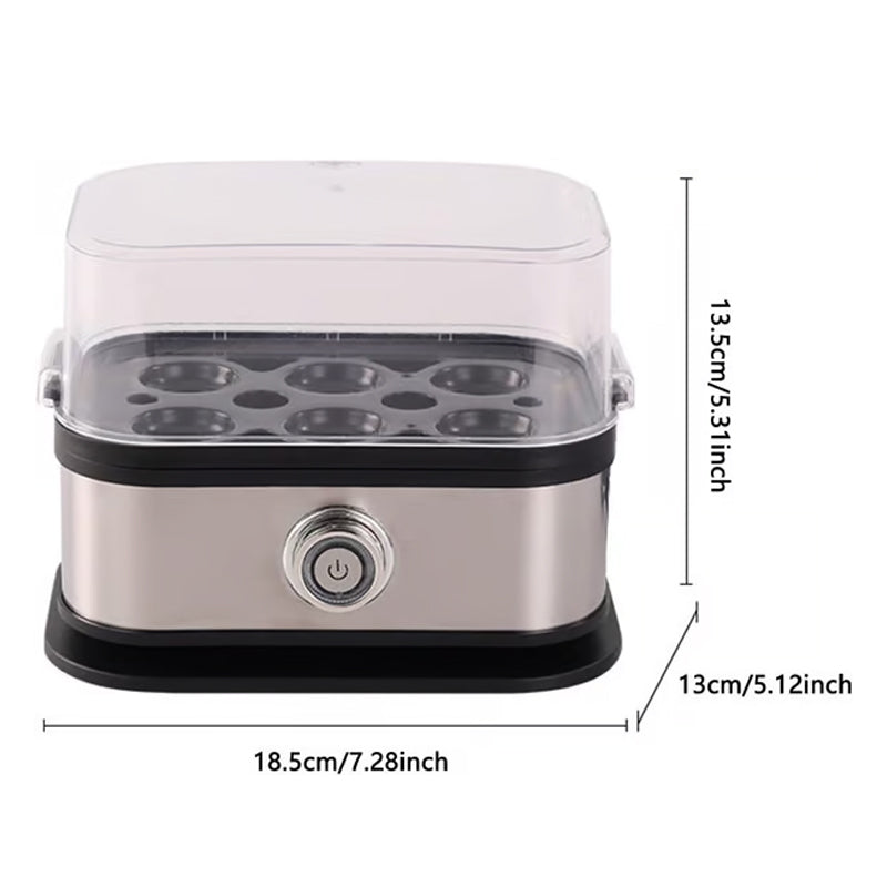 🥚 50% OFF NOW! 🍳 Multifunctional Egg Steamer with Clear Lid – Boil, Poach or Omelet, Auto Shut-Off & Compact Design ✨