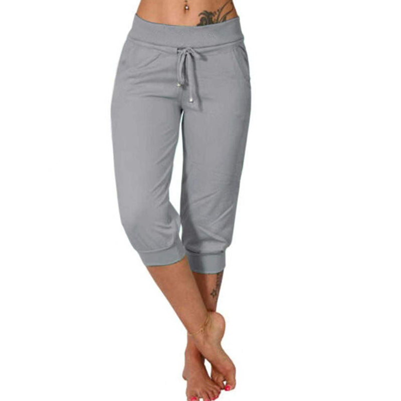 🎁New arrival 50% OFF💥Drawstring Waist Cropped Sweatpants for Lounging