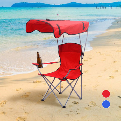 ✨Take a Seat - Anywhere, Anytime!🍃Canopy Beach Chair