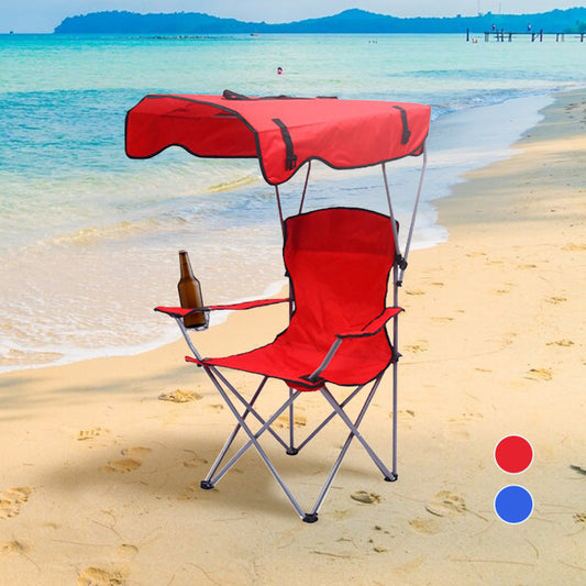 ✨Take a Seat - Anywhere, Anytime!🍃Canopy Beach Chair
