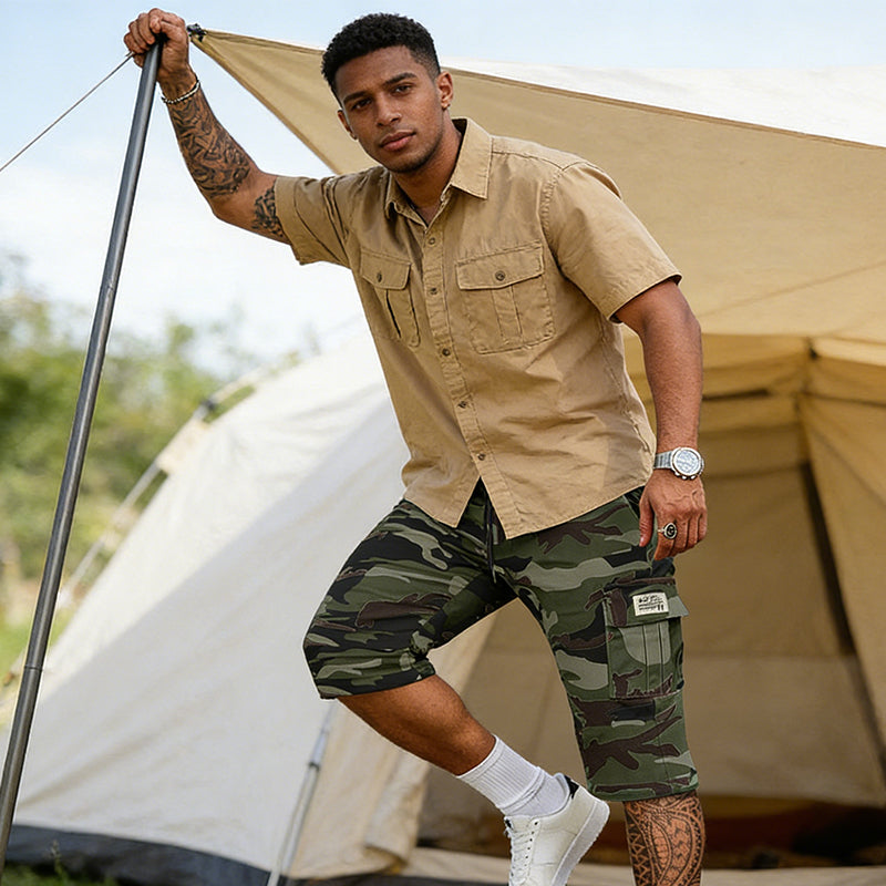 🎁2026 New Arrivals 49% OFF💖Men's Camouflage Cargo Shorts – Multi-Pocket, Adjustable Waist & Breathable Fabric