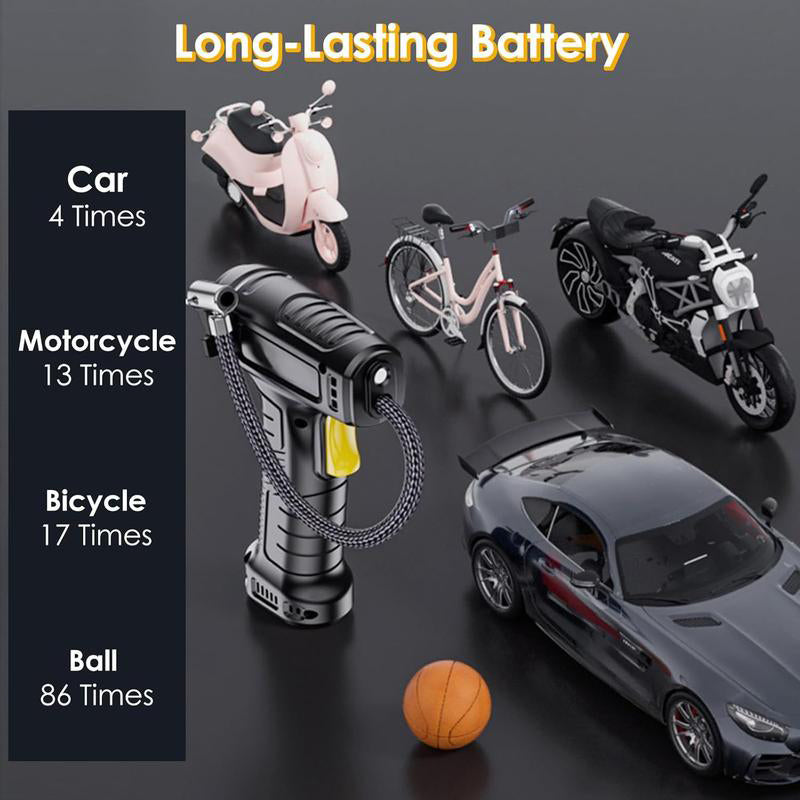 🔥HOT SALE 50%OFF🔥Portable Cordless Air Compressor with Digital Display