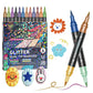 🥳2026 HOT SALE🥳💞50K+ SOLD! 🎨✨ Glitter Brush Markers – dual-tip design, shimmering ink makes cards & crafts sparkle. 💌💚