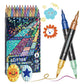 🥳2026 HOT SALE🥳💞50K+ SOLD! 🎨✨ Glitter Brush Markers – dual-tip design, shimmering ink makes cards & crafts sparkle. 💌💚