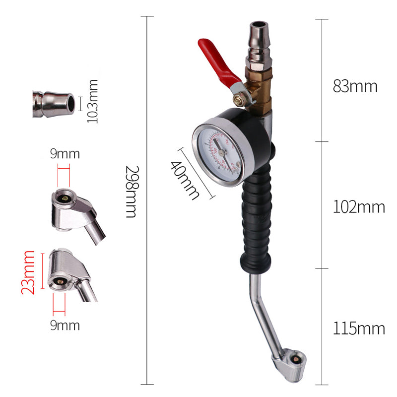 🔥Last day of the limited-time 50% off sale!🔥Heavy-Duty Tire Inflator with Pressure Gauge
