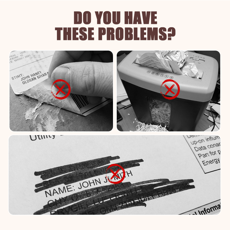 ⏰️LIMITED-TIME 60% OFF!💞50K+ SOLD!🛡️ ✉️Privacy Roller Stamp – Hide personal info instantly. No shredding needed. Refillable & portable. 🔏✨