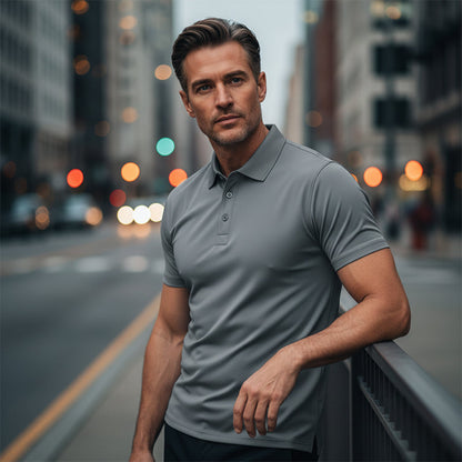 📢Big Sale⏰Men's Quick-Dry Short-Sleeve Lapel T-Shirt