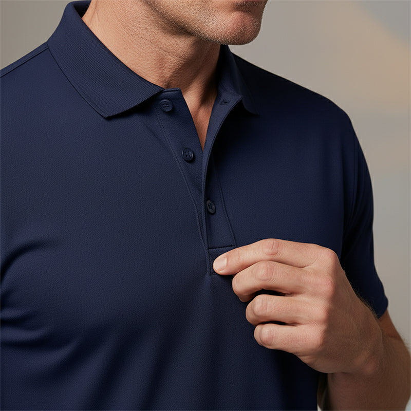 📢Big Sale⏰Men's Quick-Dry Short-Sleeve Lapel T-Shirt