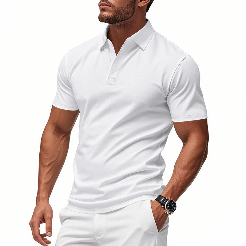 📢Big Sale⏰Men's Quick-Dry Short-Sleeve Lapel T-Shirt