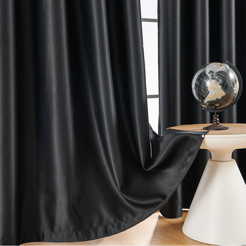 🌙 Sleep Better, Save on Heating – Solid Blackout Curtain, Thermal & Room Darkening. 50% Off. UK Stock