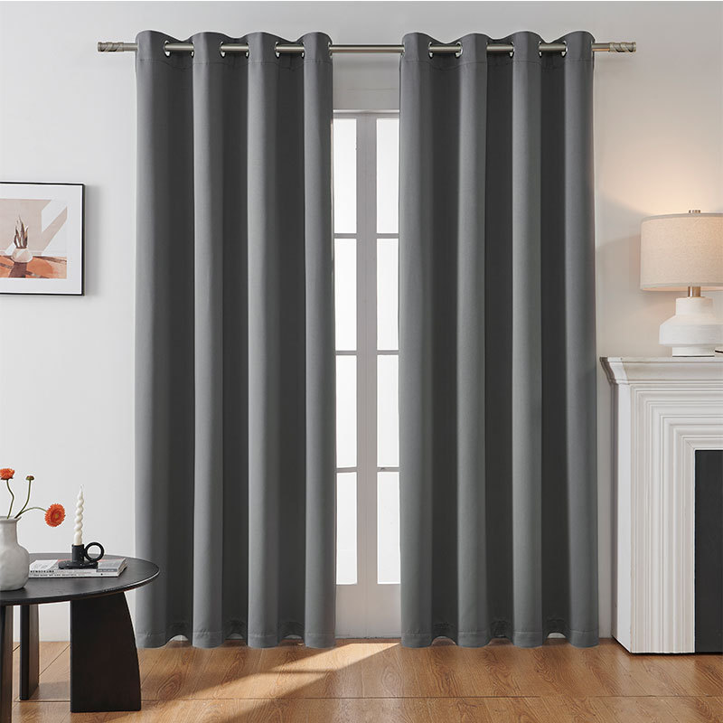 🌙 Sleep Better, Save on Heating – Solid Blackout Curtain, Thermal & Room Darkening. 50% Off. UK Stock
