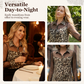 ⏳Limited-time 50% off⏰Women's Leopard Print Shirt with Contrast Mesh👔