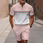 🎁New arrival 50% OFF💥Men's Quarter-Zip Shirt & Shorts Set