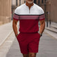 🎁New arrival 50% OFF💥Men's Quarter-Zip Shirt & Shorts Set