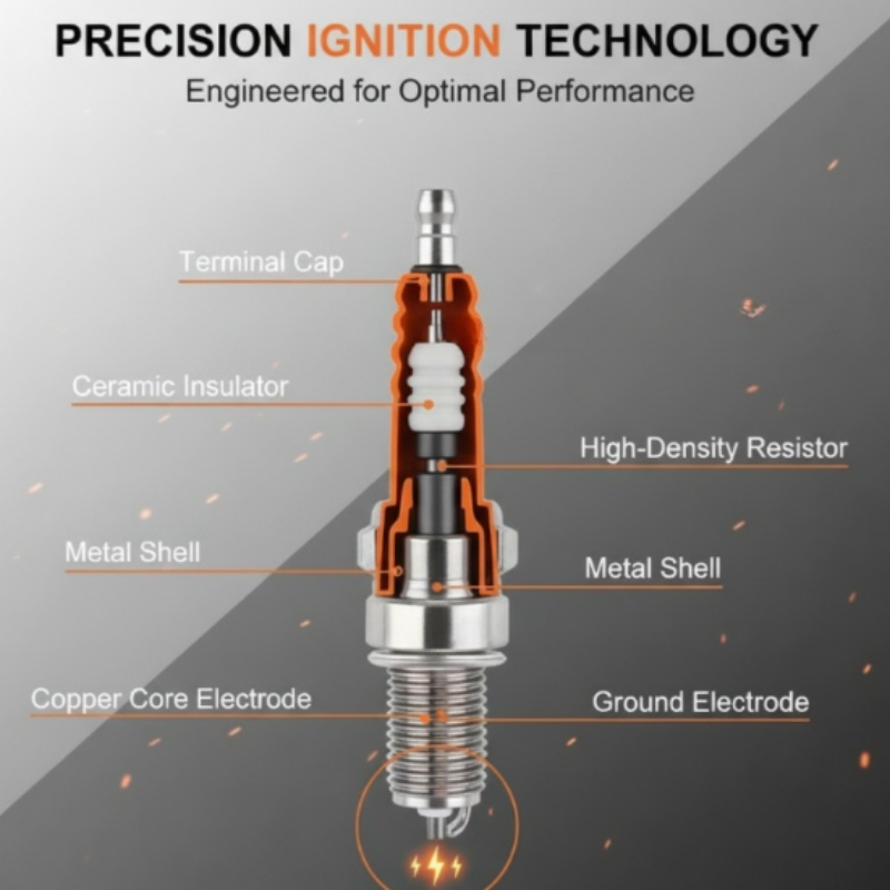 D8TC High Performance Three-Electrode Spark Plug