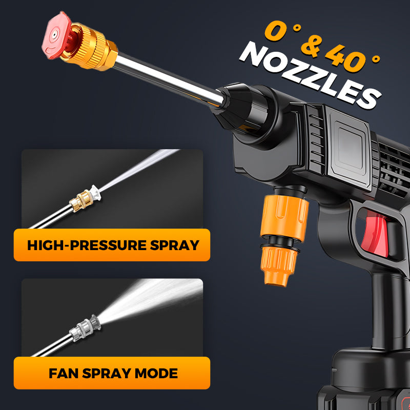 🔫 50% OFF NOW! ⚡ Multi-Function Portable Cordless High Pressure Washer – Powerful Jet, Rechargeable & Perfect for Car, Garden & Outdoor Cleaning 💧
