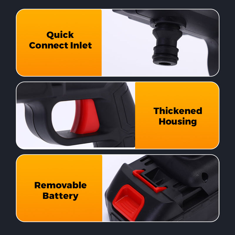🔫 50% OFF NOW! ⚡ Multi-Function Portable Cordless High Pressure Washer – Powerful Jet, Rechargeable & Perfect for Car, Garden & Outdoor Cleaning 💧