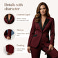 💼 Modern Formal Suit Set with Straight-Leg Pants – Sleek, Stylish & Professional Look for Any Occasion ✨🖤