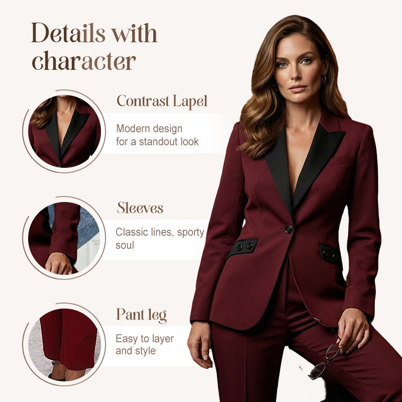 💼 Modern Formal Suit Set with Straight-Leg Pants – Sleek, Stylish & Professional Look for Any Occasion ✨🖤