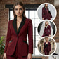 💼 Modern Formal Suit Set with Straight-Leg Pants – Sleek, Stylish & Professional Look for Any Occasion ✨🖤