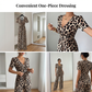 🎁New arrival 50% OFF💥Leopard Print V-Neck Wide-Leg Jumpsuit