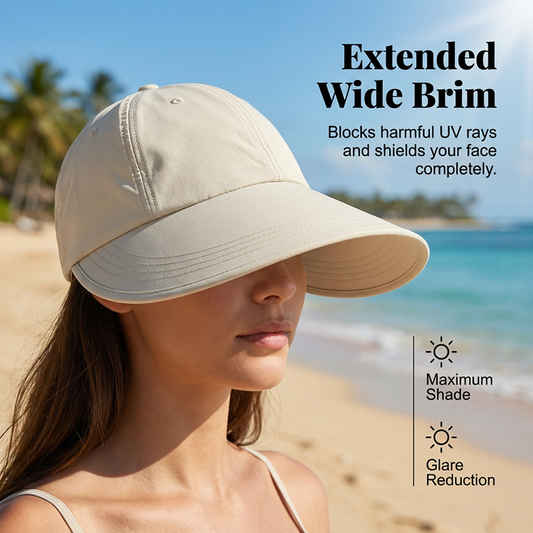 💐50% OFF ! Wide Brim Sun Hat – Maximum UV Protection for Your Summer Days ☀️🧢【Limited Offer】